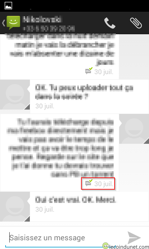 comment savoir si sms est lu