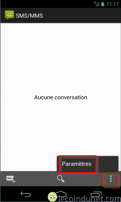 comment activer l'accusé de réception sur android