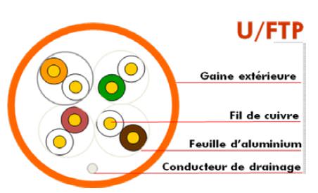 Câble réseau U-FTP