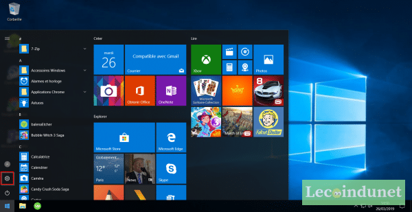 Comment accéder aux paramètres sous Windows 10 ?