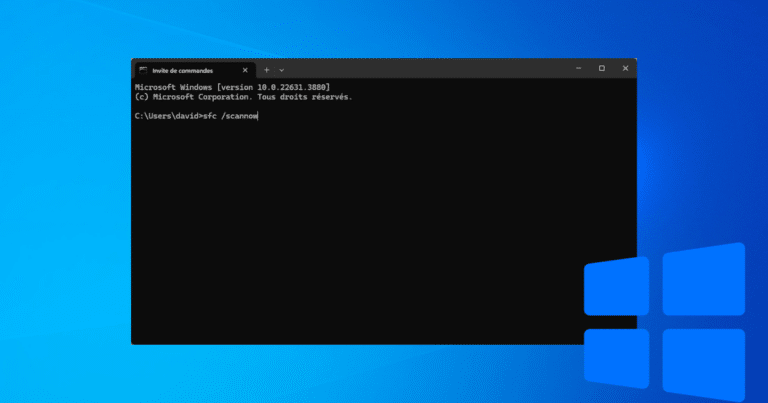 SFC /scannow : comment l’utiliser pour réparer Windows