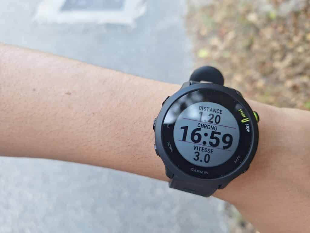 Garmin 55 en activité randonné